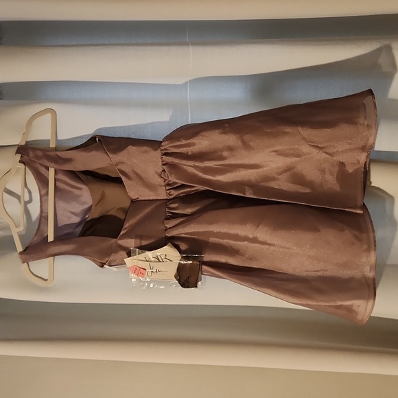 Noir By Lazaro Mauve Cocktail Dress- Sz 2 - Picture 3 of 3